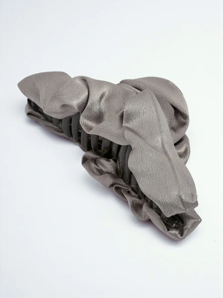 Royalfashion Заколка для волос с атласной тканью – элегантная пряжка