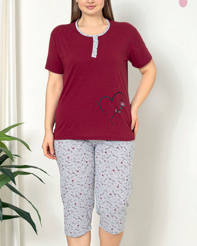 Royalfashion Women's 2-Piece Pajamas PLUS SIZE