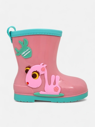 Royalfashion Children's rain boots with Good Time patches