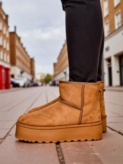 Royalfashion Короткие ботинки, напоминающие женские зимние сапоги Eforte