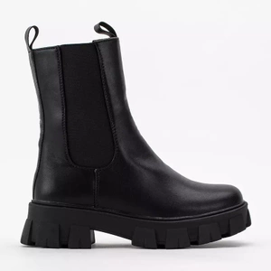 Black Hoppy eco-leather boots - Footwear