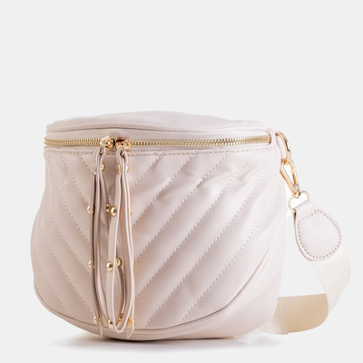 Beige women's kidney bag - Accessories