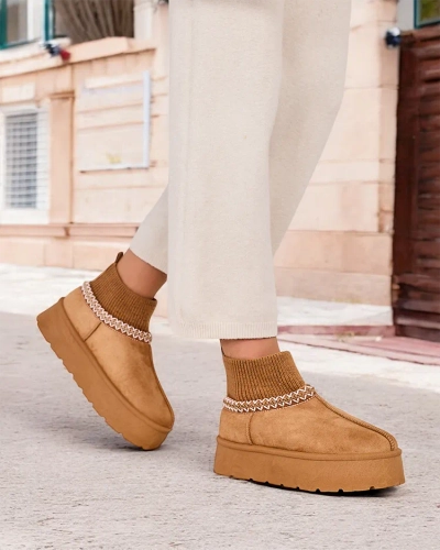 Royalfashion Short women's snow boots Nananna