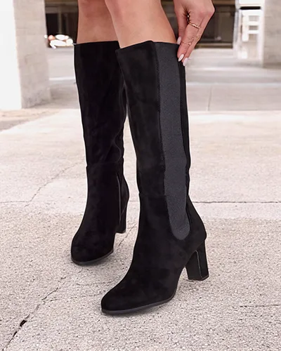 Женские сапоги до колена Royalfashion Wrioloc