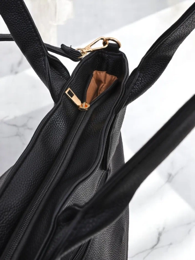 Royalfashion Large women’s shopper bag made of eco leather