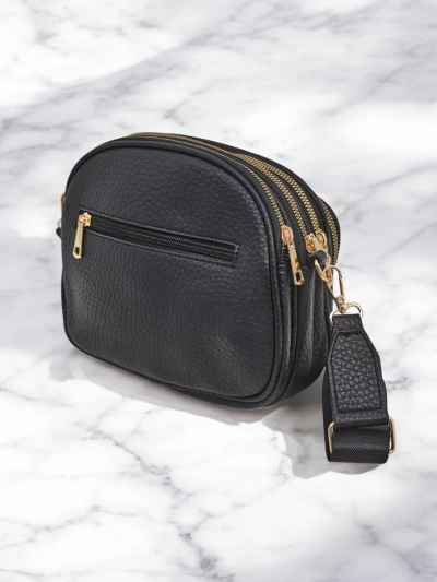 Royalfashion Oval small women's handbag made of eco-leather