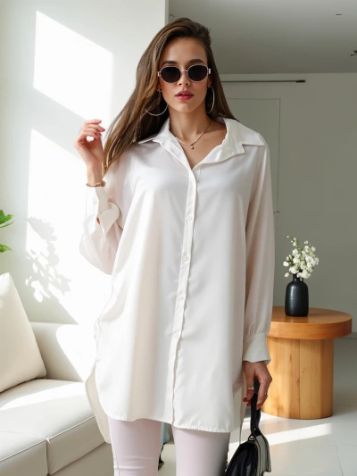 Royalfashion Long women's oversized shirt