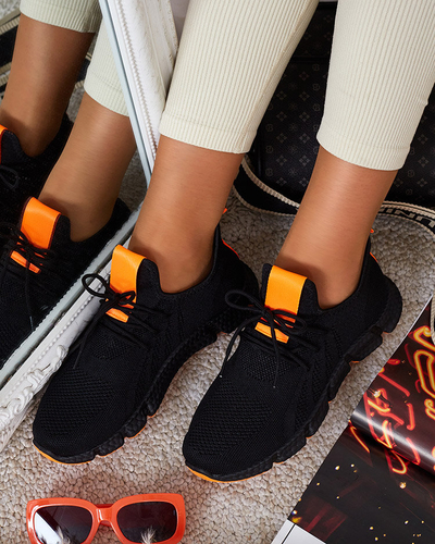 Black and fuchsia women's sports shoes Bommgi - Footwear