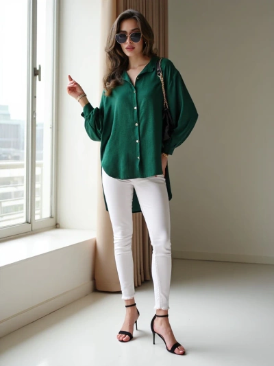 Royalfashion Long women's oversized shirt