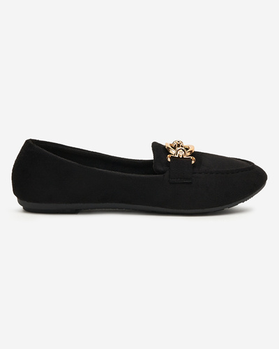 Eco-suede black moccasins Brussi - Footwear