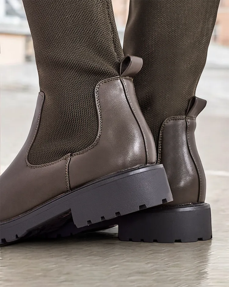 Женские сапоги без шнуровки Royalfashion Bifonus