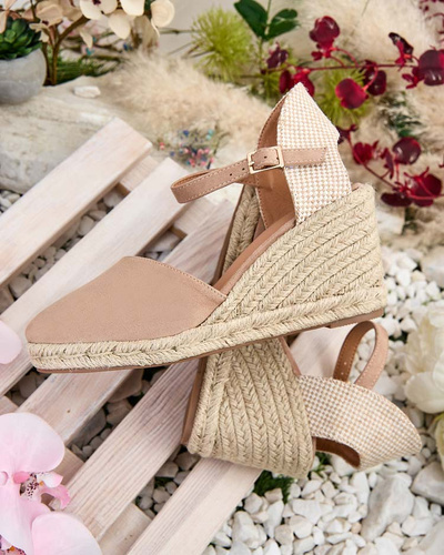 Royalfashion Women's Mosintale espadrilles on a heel