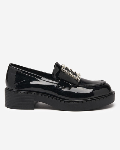 Lacquered shoes with a black buckle Fogim - Footwear