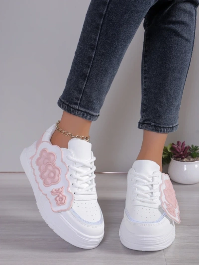 Royalfashion Women's Sneakers with Decorative Upper Nendales