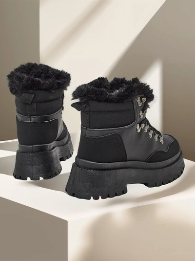 Royalfashion Women's lace-up snow boots Qiroz