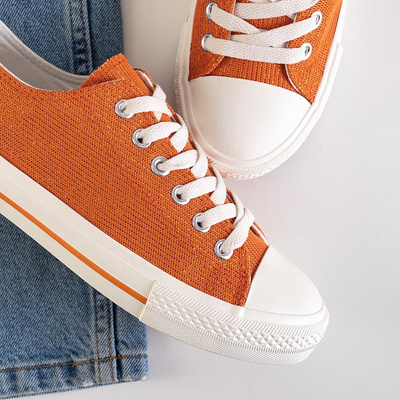 Orange women's Fatuv sneakers - Footwear