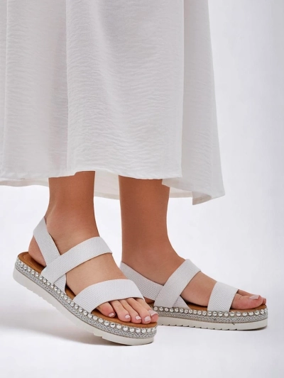 Женские сандалии Royalfashion с декоративной подошвой Zindas