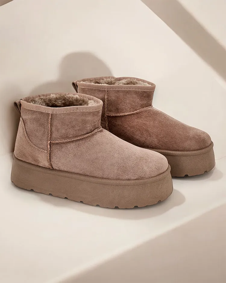 Royalfashion Короткие женские снежные сапоги Hawanni