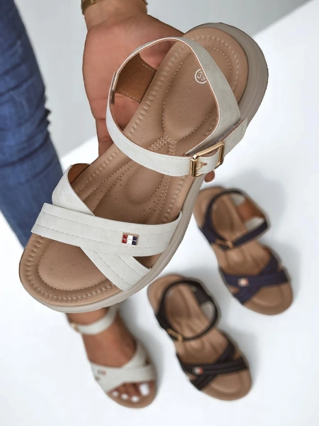 Royalfashion Women's Nirras Flat Heel Sandals