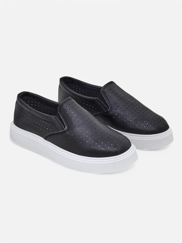 Royalfashion Women’s perforated slip-on shoes Emillia
