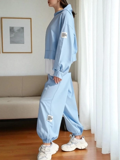 Royalfashion Women's cotton set with a shirt insert