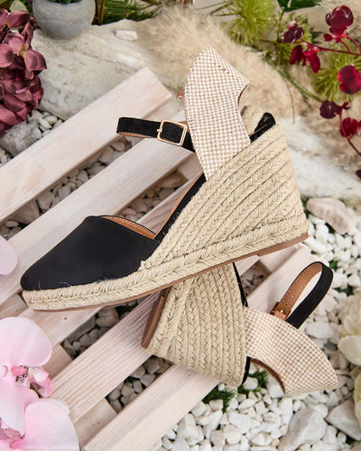 Royalfashion Women's Mosintale espadrilles on a heel