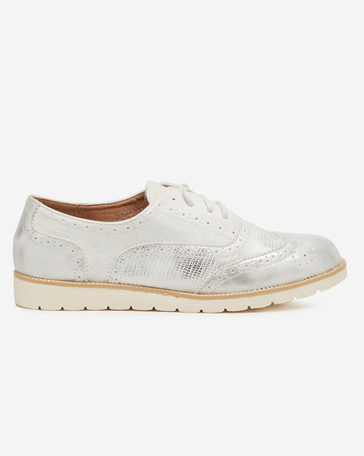 Women's white lace-up shoes Isdiohra - Footwear