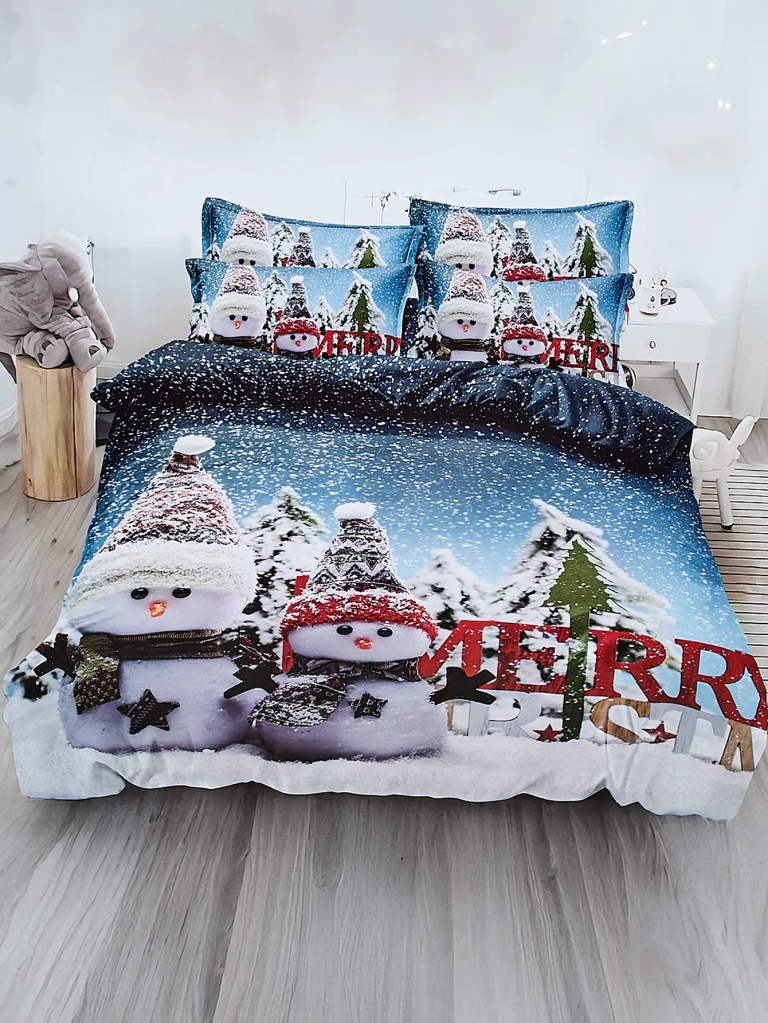 Royalfashion Christmas bedding 200x220 set 4-PIECE
