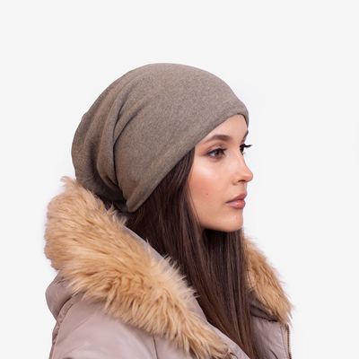 Women's khaki padded hat - Accessories