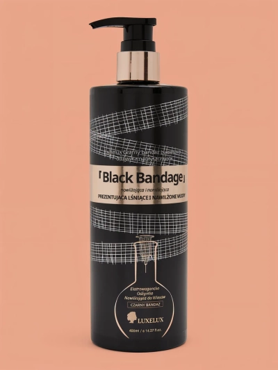 Luxelux Black Bandage Glossing Conditioner for Hair 400 ml