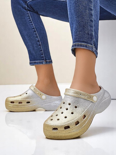 Royalfashion Women's rubber summer sandals with cutouts Dellosa