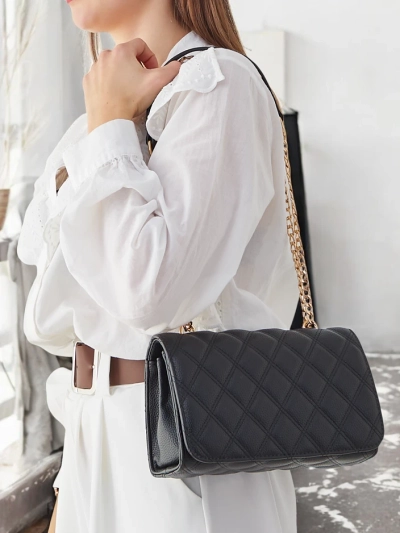 Royalfashion Стеганая маленькая женская сумка из экокожи