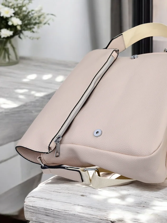 Royalfashion sieviešu soma ar rāvējslēdzēja kabatu uz vāka