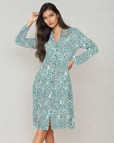 Royalfashion Women's midi dress with print