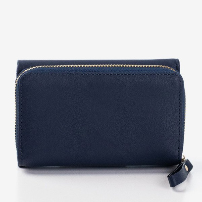 Small navy blue women's wallet - Wallet 1