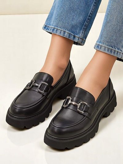 Royalfashion Женские лоферы на толстой подошве Rouetta