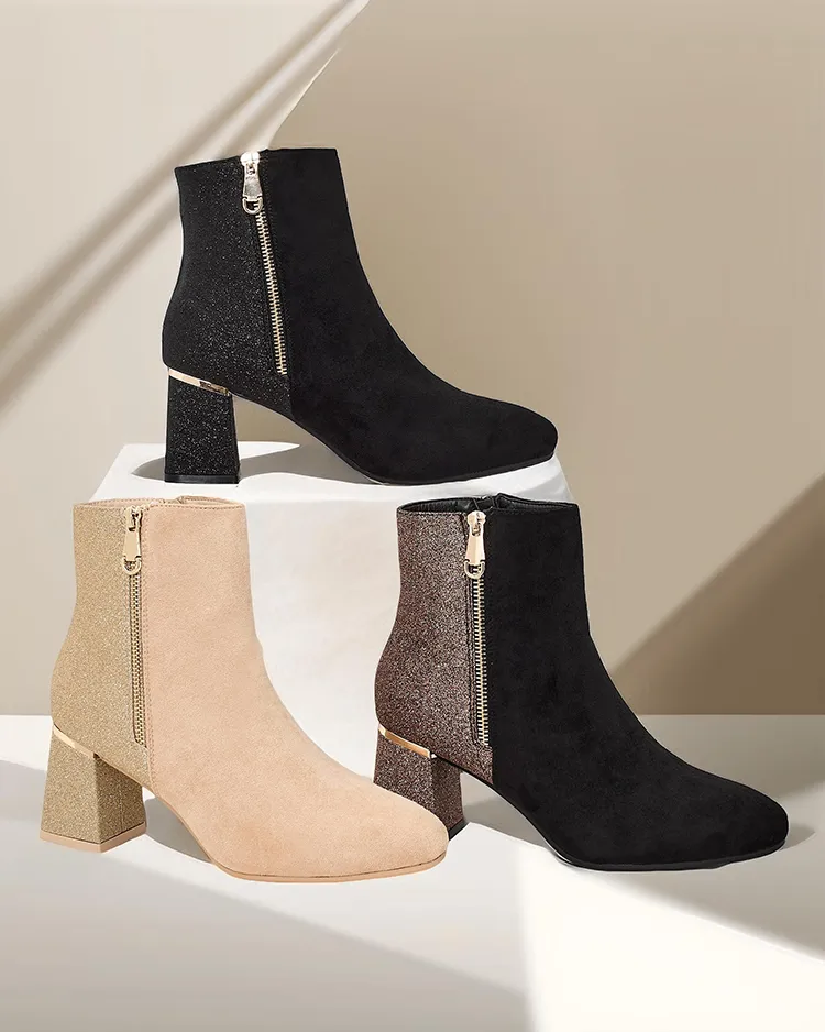 Royalfashion Women's ankle boots on a stiletto Boratos