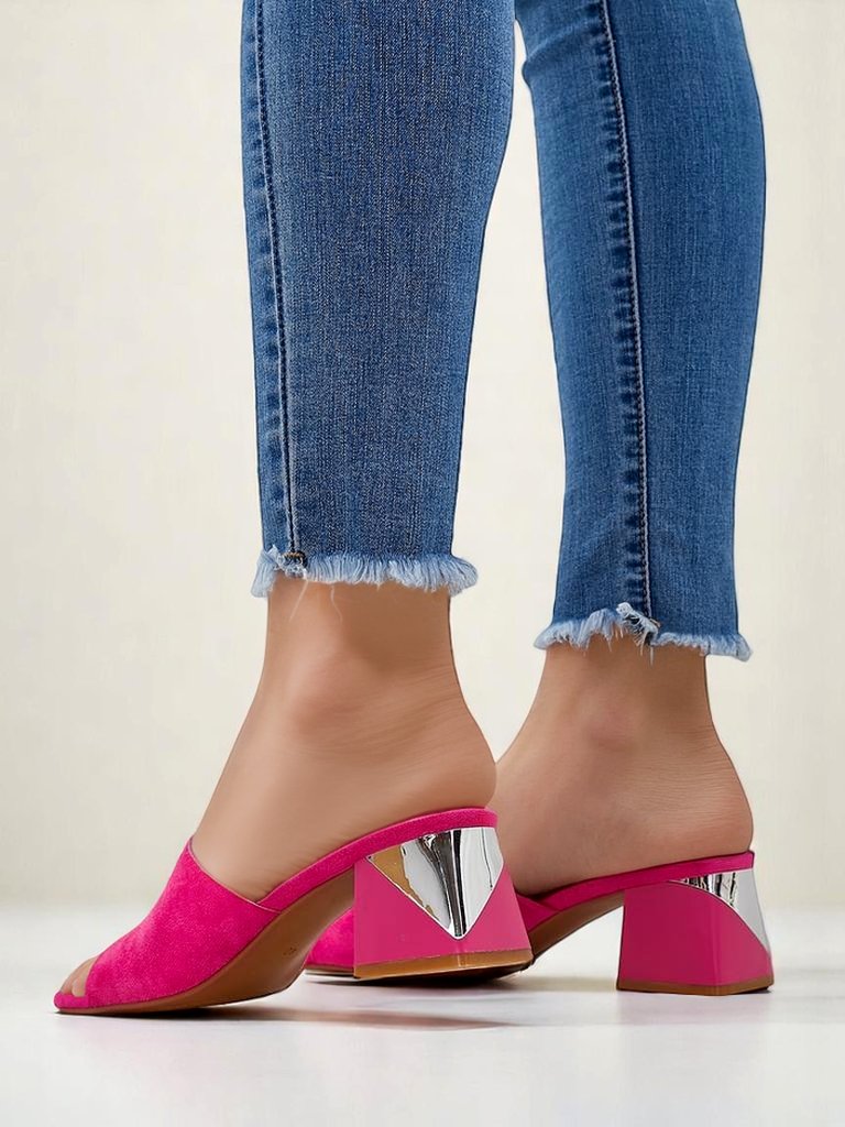 Royalfashion Women’s slides with decorative heels Vollatie