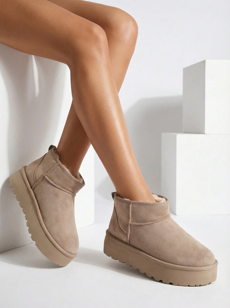 Royalfashion Women's platform a'la snow boots Dagodo