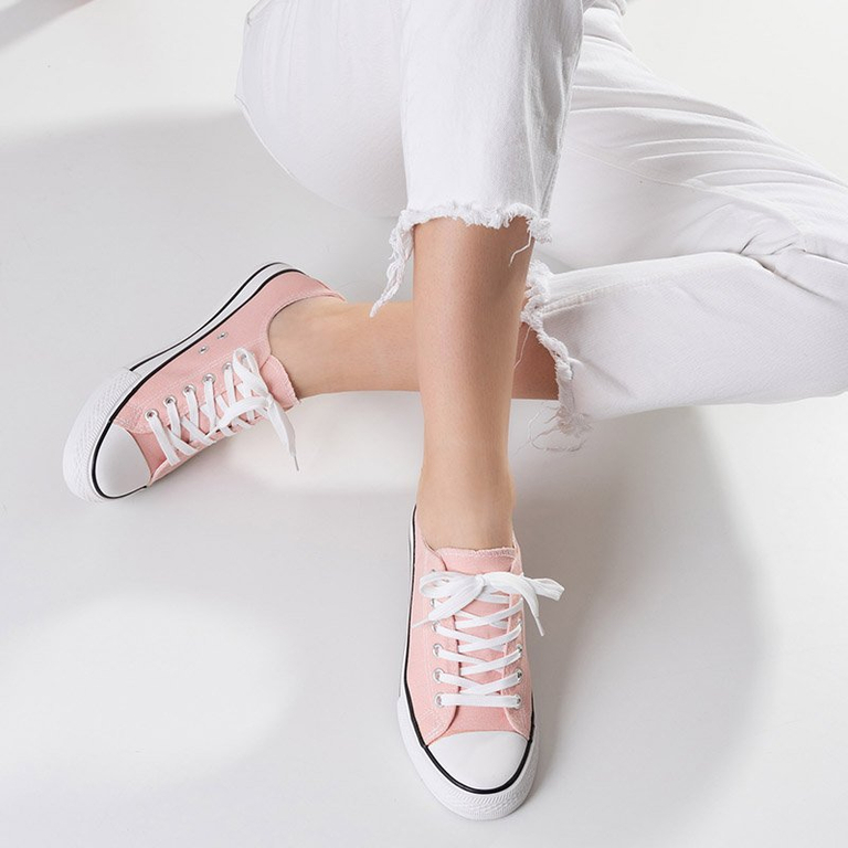 Розовые женские кеды Gabrela