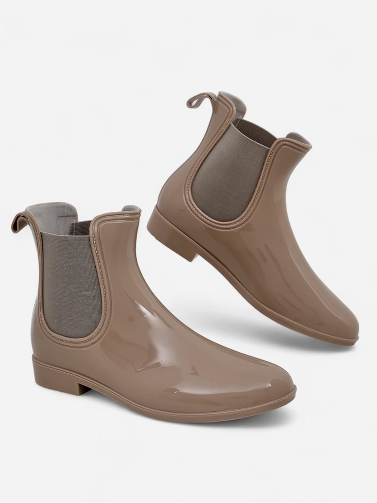 Royalfashion Sieviešu lakotas gumijas zābaki Seris