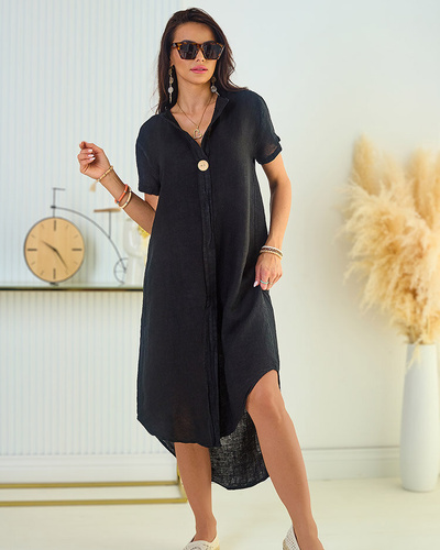 Royalfashion Linen women's oversize dress