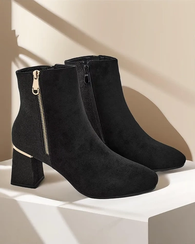 Royalfashion Women's ankle boots on a post Boratos