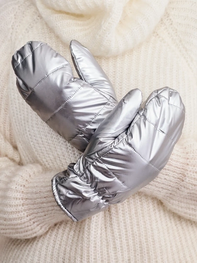 Royalfashion Women's Silver Gloves