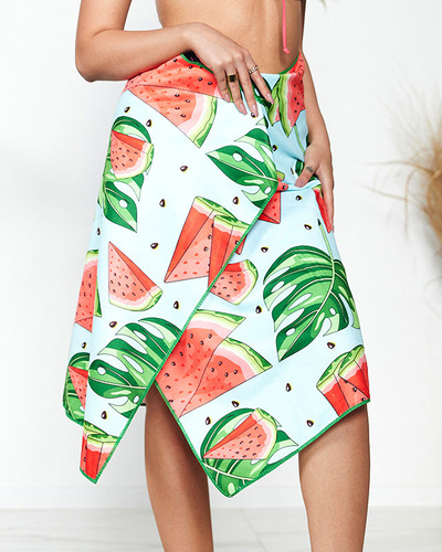 Mint large watermelon beach towel - Accessories