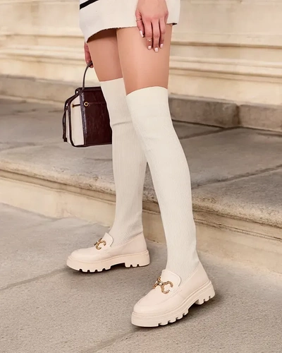 Royalfashion Women's slip-on over-the-knee boots Rufies