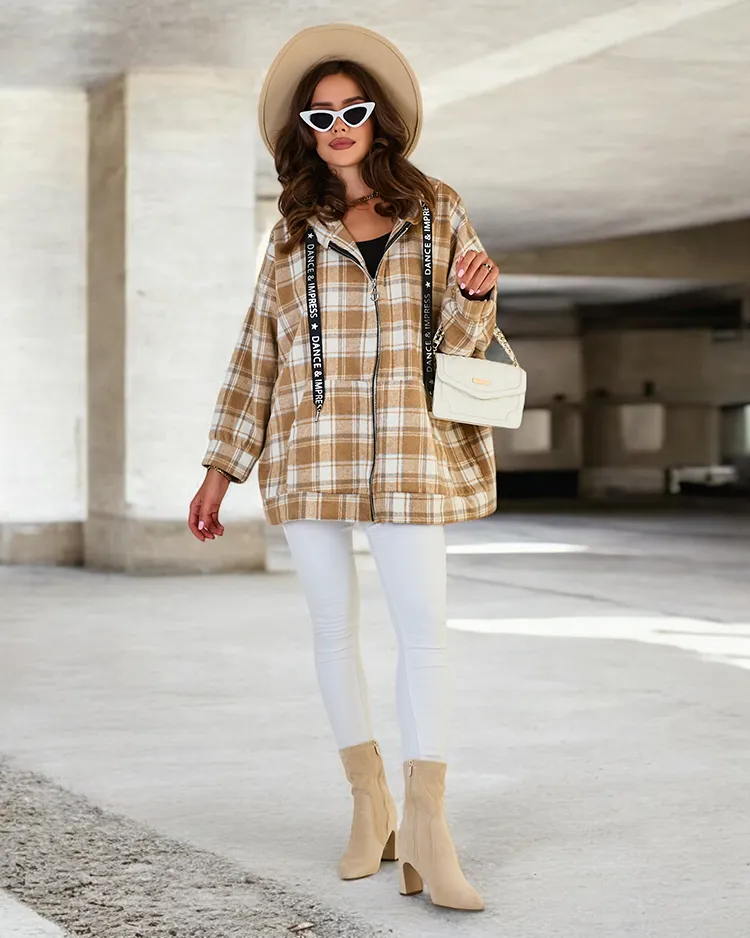 Royalfashion Women's Shirt Type Coat