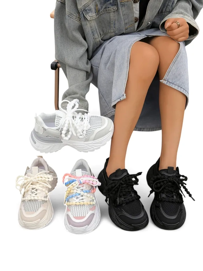 Спортивные кроссовки Royalfashion для женщин на толстой подошве Loness