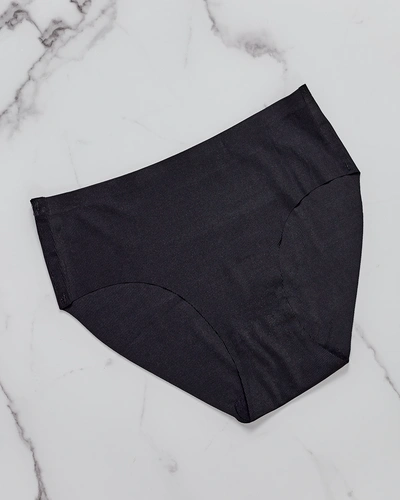 Royalfashion Women's ribbed laser-cut briefs