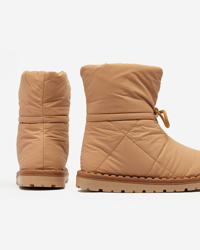 Royalfashion Женские сапоги-скольжения коричневого цвета Nevonsis